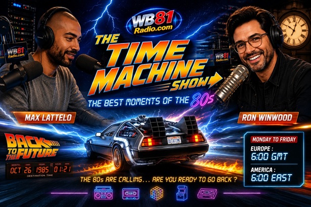 l'émission radio : la machine à remonter le temps, revivez les années 80 !